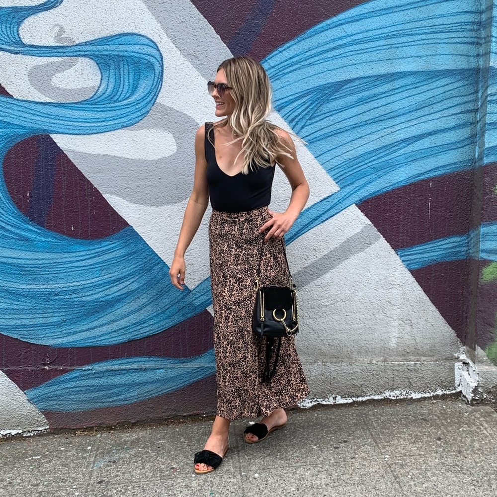 Wilfred leopard midi skirt - Picture 1 of 7
